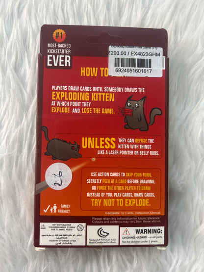 Exploding Kittens Card Game (7+)