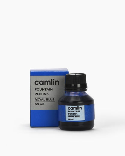 Camlin Fountain Pen Ink- Blue 60ml