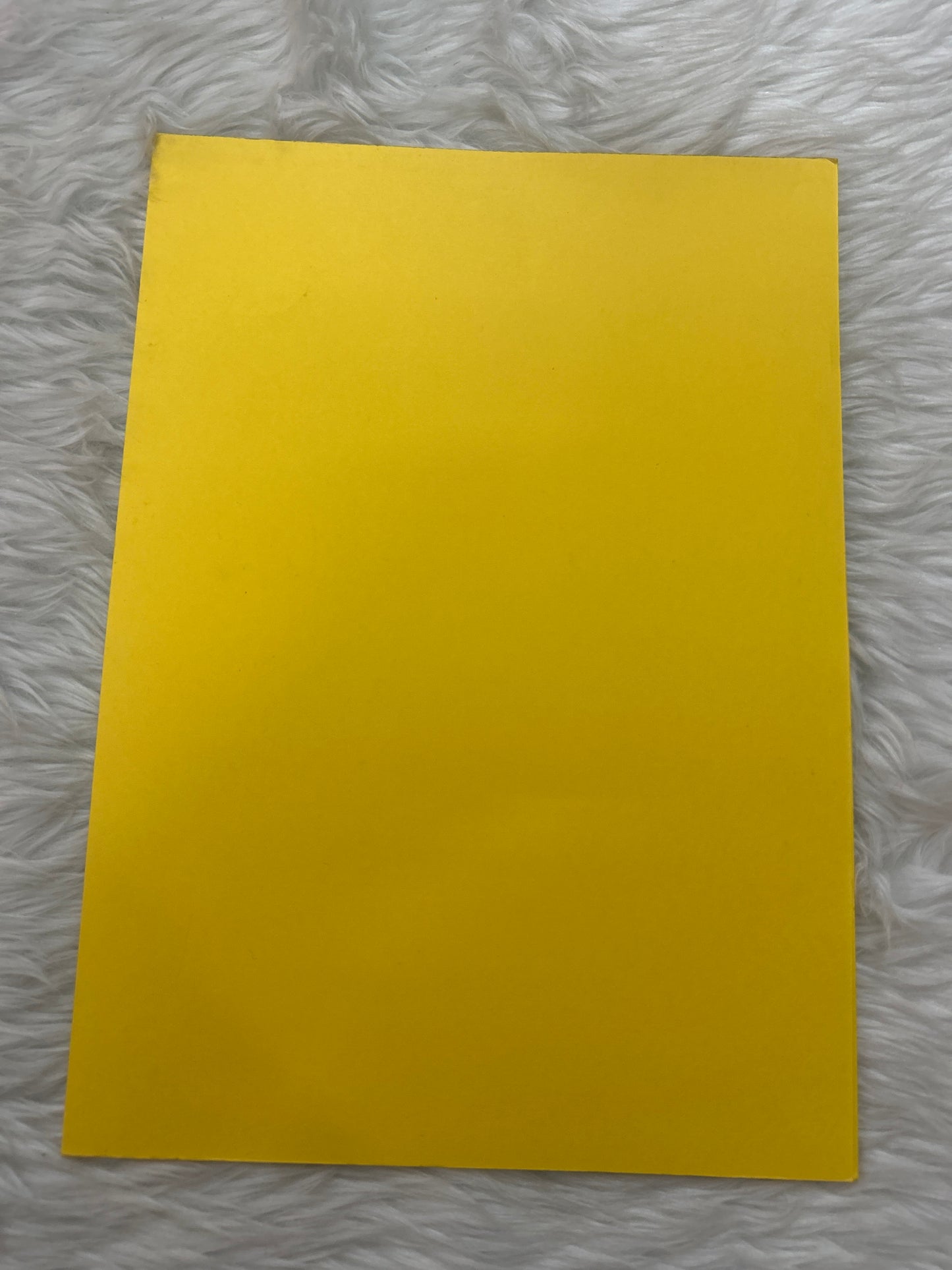 A4 Card Stock Paper- Yellow