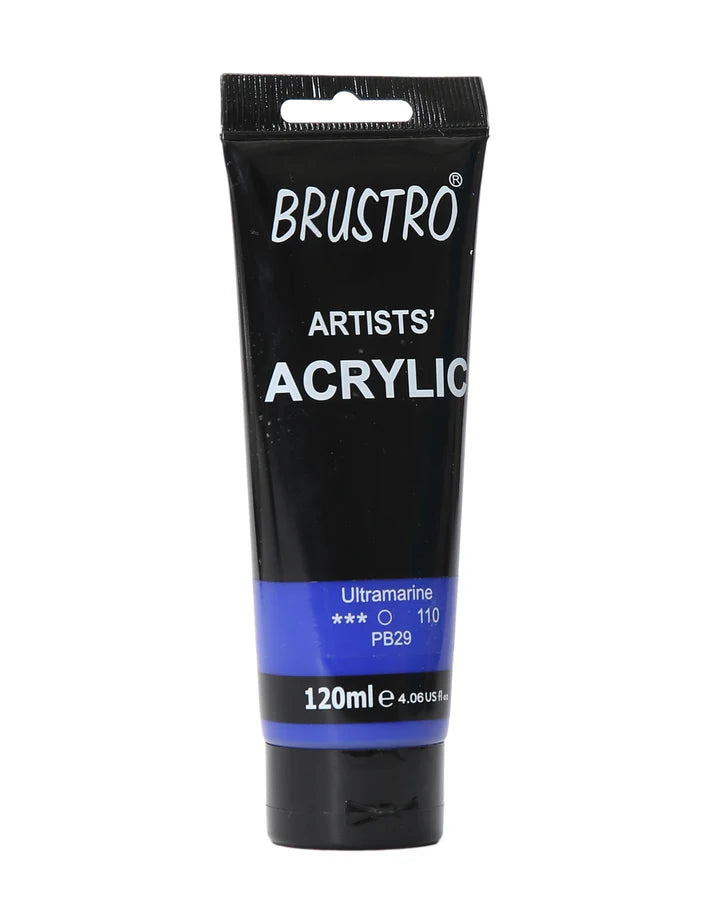 Brustro Artists Acrylic Tube Ultramarine 120ml