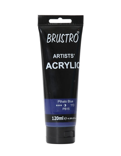 Brustro Artists Acrylic Tube Pthalo Blue 120ml