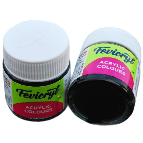 Fevicryl Acrylic Colours 15ml (Black 02)