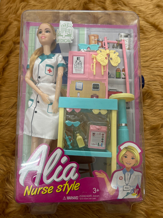 MRP699 KV Alia Nurse's Style Doll 3+