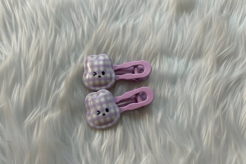 Miffy Metal Hair Clip Set Of 2 - Gift Hub Mart
