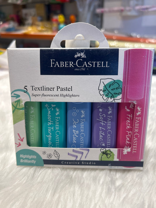 Faber Castell Pastel Highlighter Set of 5
