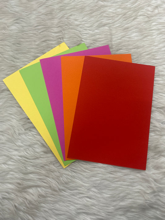 Card Stock Paper (half Page) 220 GSM