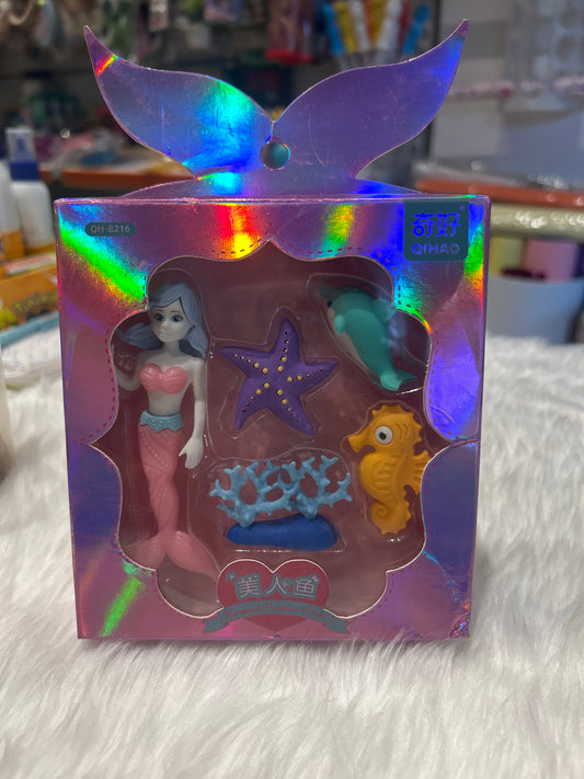Mermaid Eraser Pack