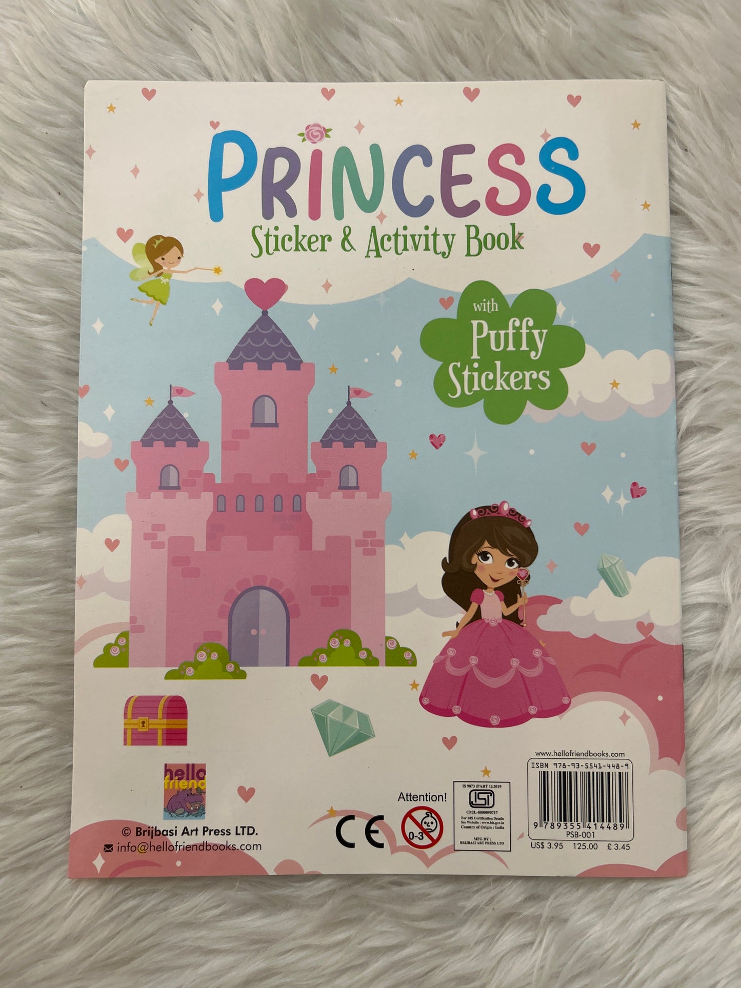 Princess Sticker & Activity Book With Puffy Sticker