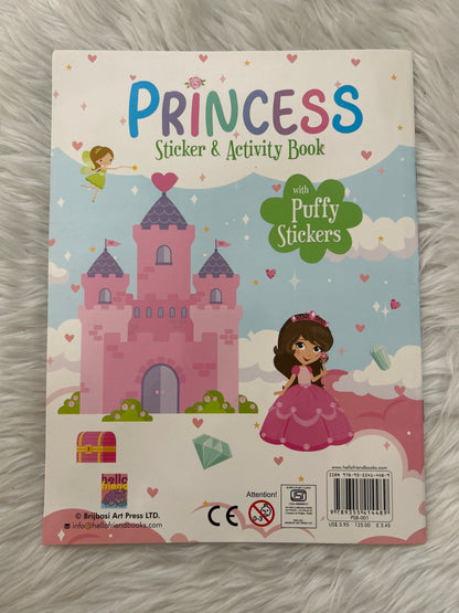 Princess Sticker & Activity Book With Puffy Sticker