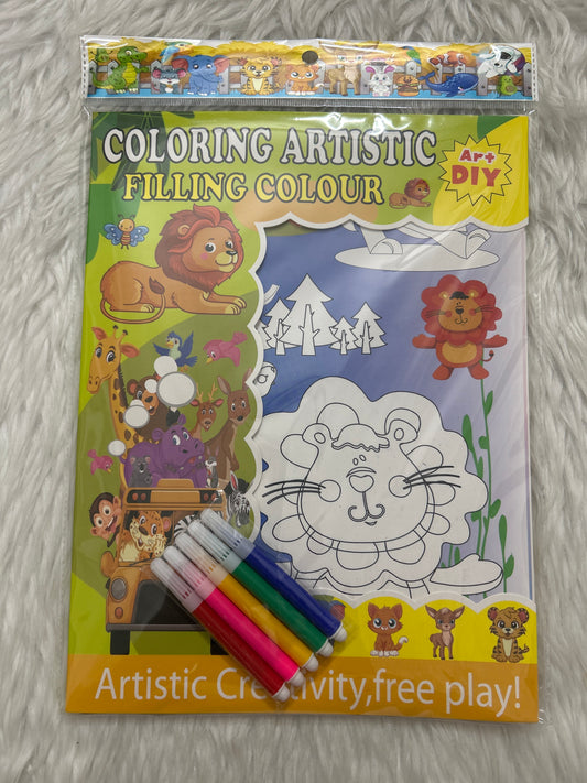 DIY Colouring Artistic Filling Colour Kit