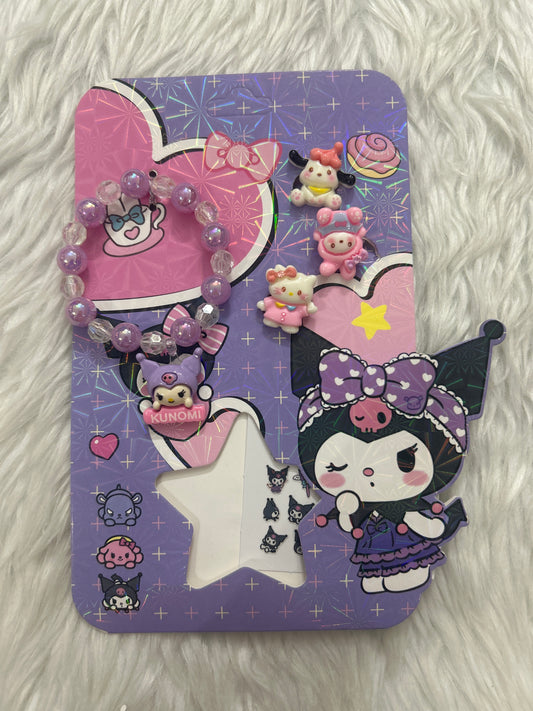 Kuromi 3 in 1 Bracelet Set