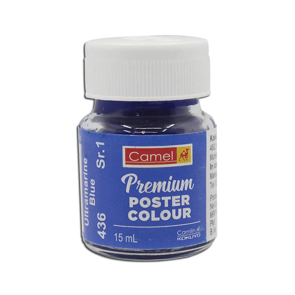 Camel Premium Poster Colours 15 ml- Blue 436