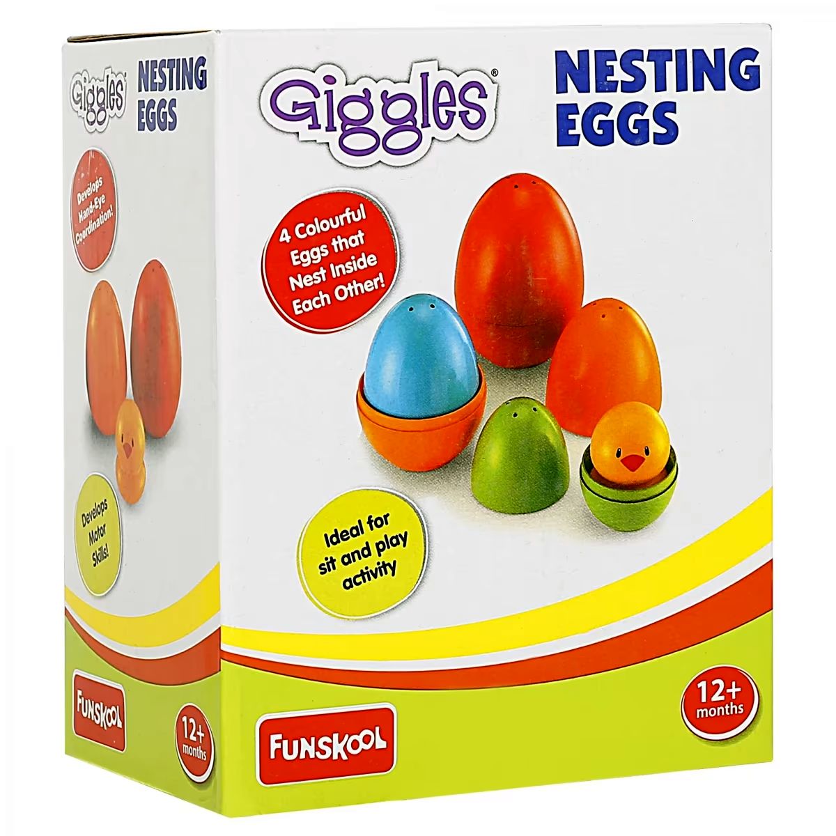 Funskool Giggles NESTING EGGS 12m +