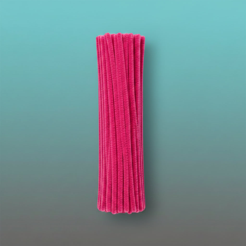 Pipe Cleaner Gift Hub Mart Deep Pink - smoking accessory bundle in clear packaging