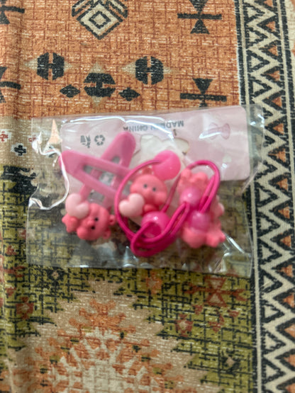 Fancy Rubber Band & Tic Tac Clip Set (2+2)