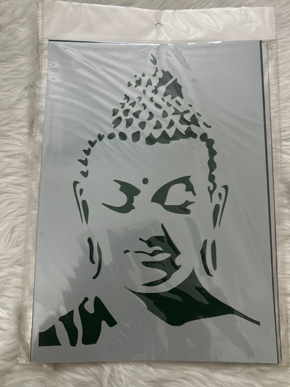 Plastic Stencil- Gautam Buddha
