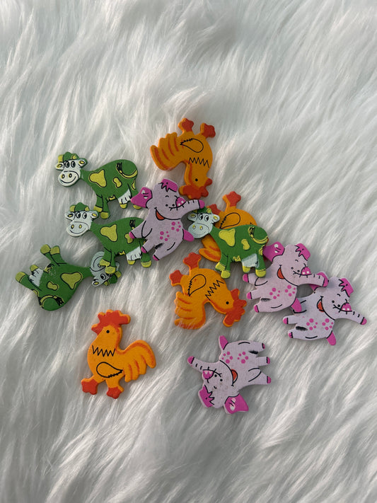 Wooden Mix Animal Cut Out