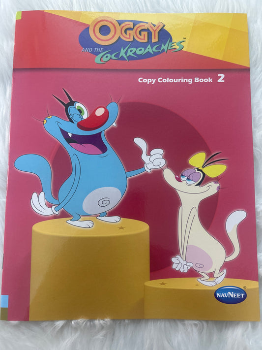 Navneet Copy Colouring Book 2 - Oggy and the Cockroches