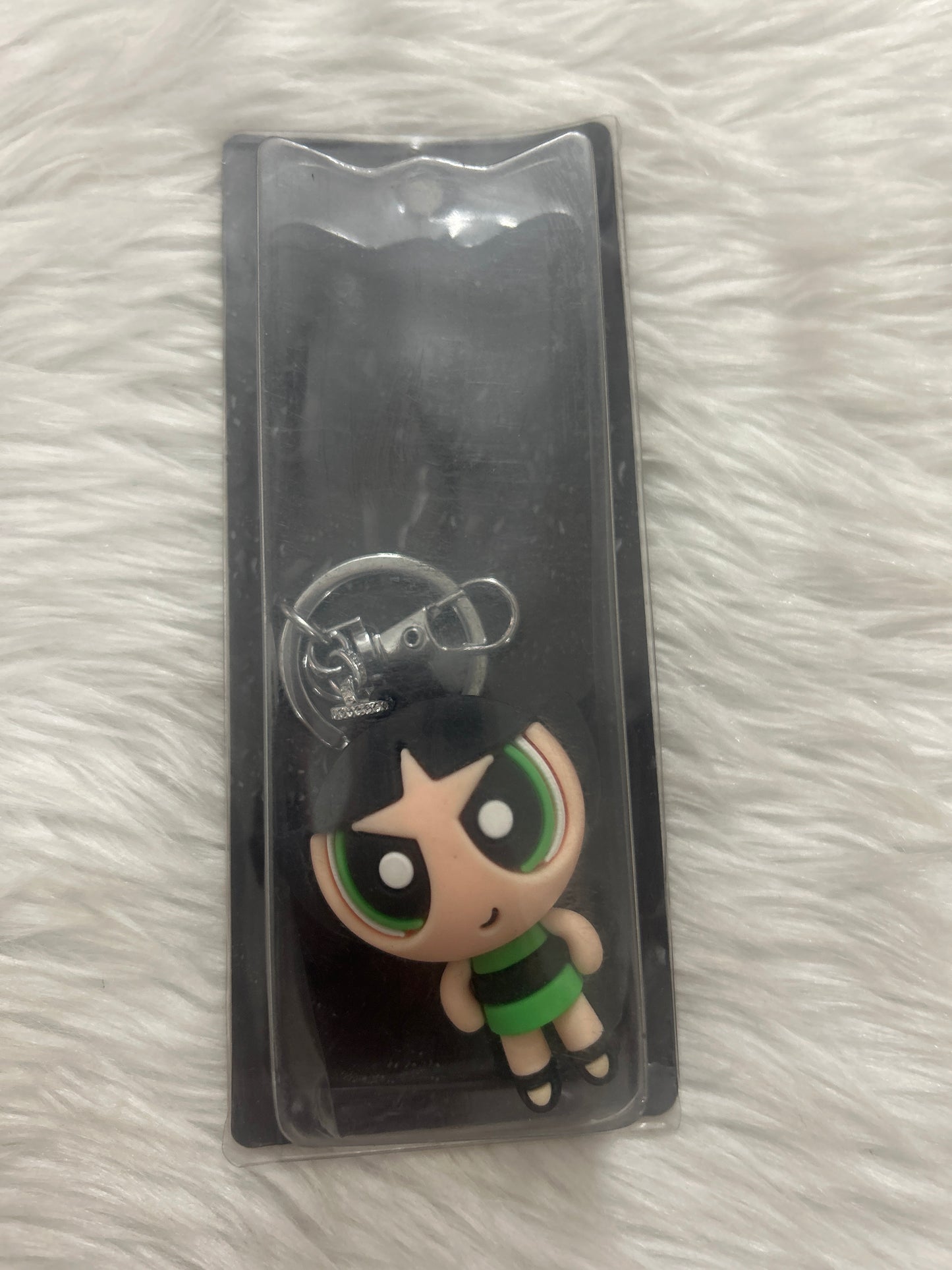 Power Puff Girls Rubber Keychain