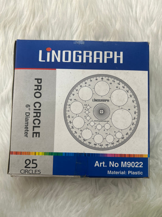 Pro Circle 6" Diameter Linograph