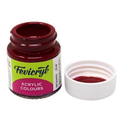 Fevicryl Acrylic Colour- Maroon 14