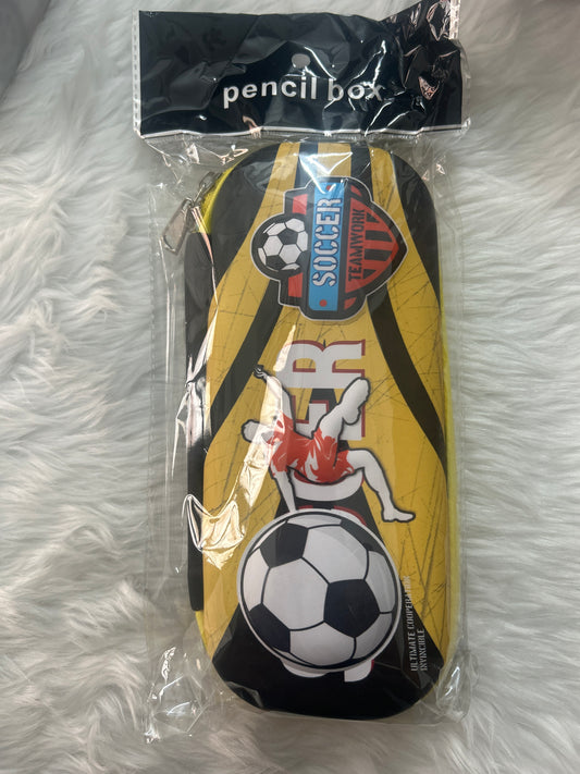 Pencil Box Single Chain (Soccer)