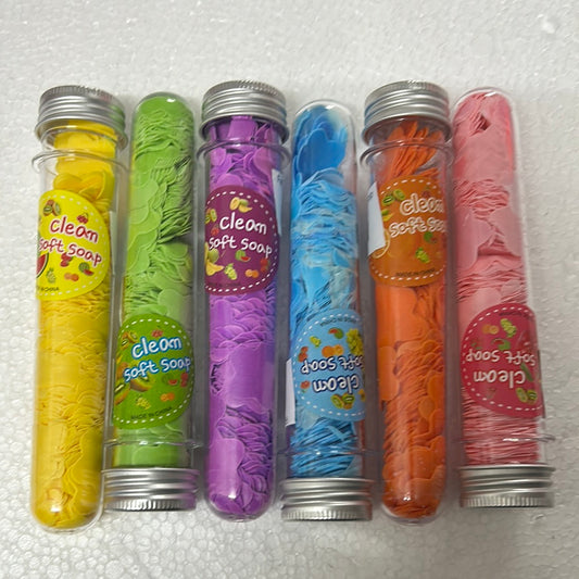 Flower Clear Soft Soap Tube