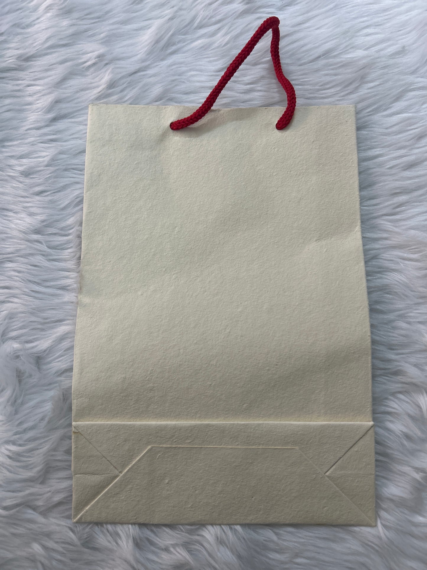 Cream Handmade Paper Bag