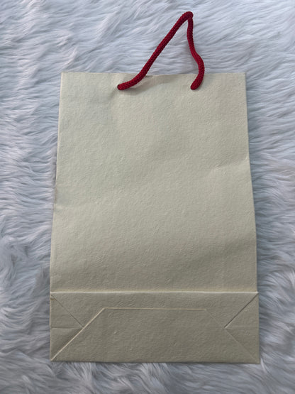 Cream Handmade Paper Bag