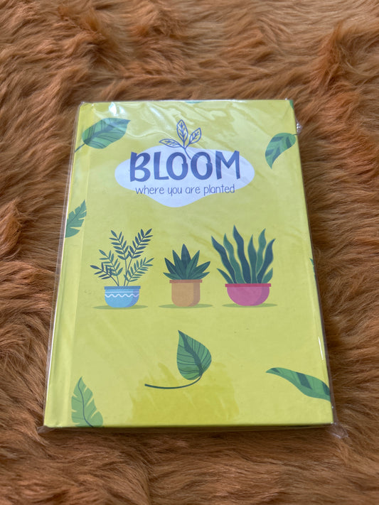 Sundaram CB A6 Notebook- Bloom Where You Are Planted