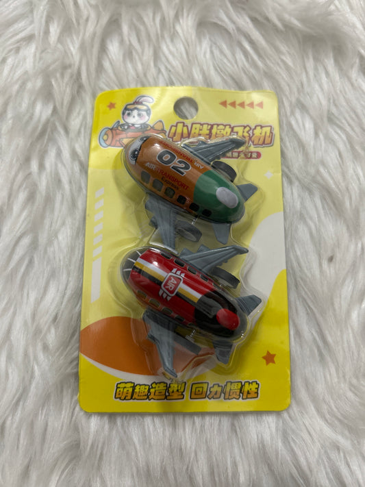 Pull Back Mini Aeroplanes (Set Of 2)