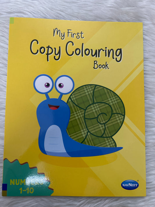 Navneet My First Copy Colouring Book- Numbers 1-10
