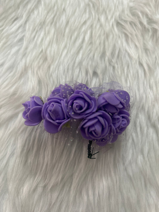Felt Rose Bunch- Purple