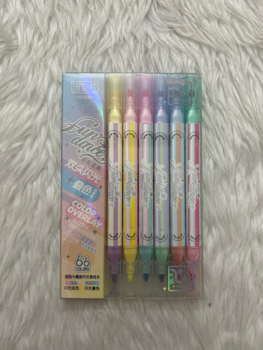 Dual Tip Glitter Highlighter