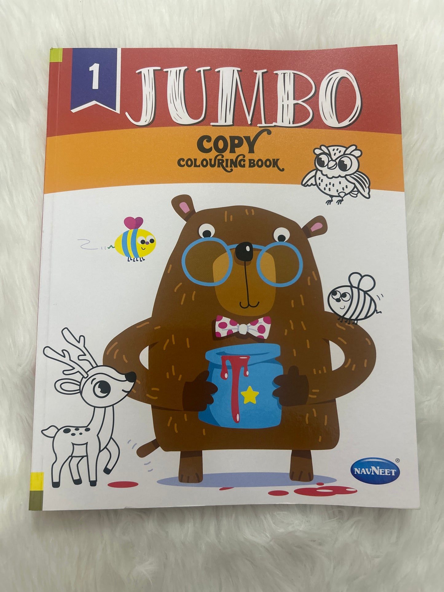 Navneet Jumbo Copy Colouring Book 1