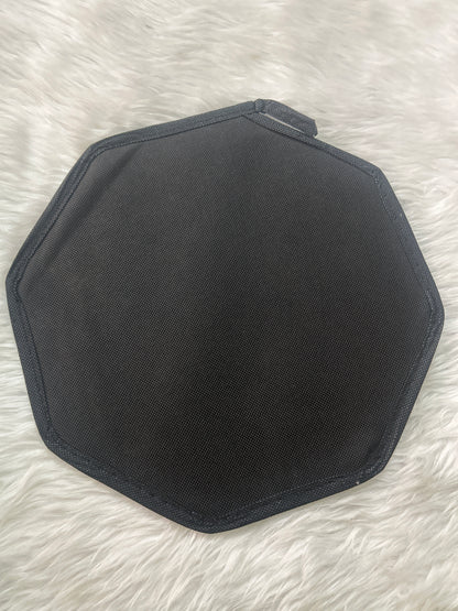 Foldable Storage Seating Pouffe Wood