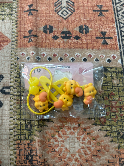 Fancy Rubber Band & Tic Tac Clip Set (2+2)