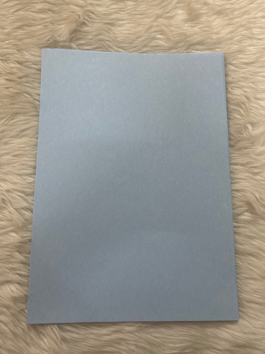 A4 Card Stock Paper- Blue