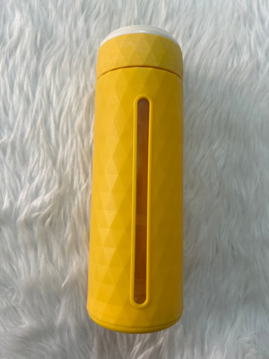 Diamond Bracket Glass Bottle