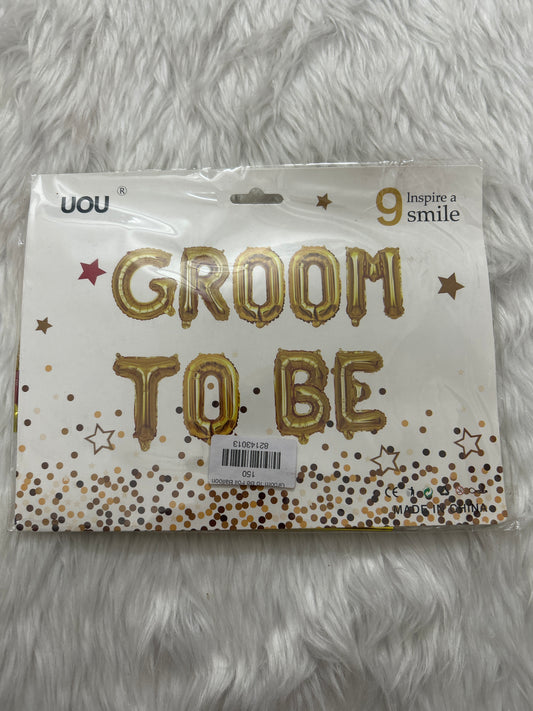 Groom To Be Foil Balloon