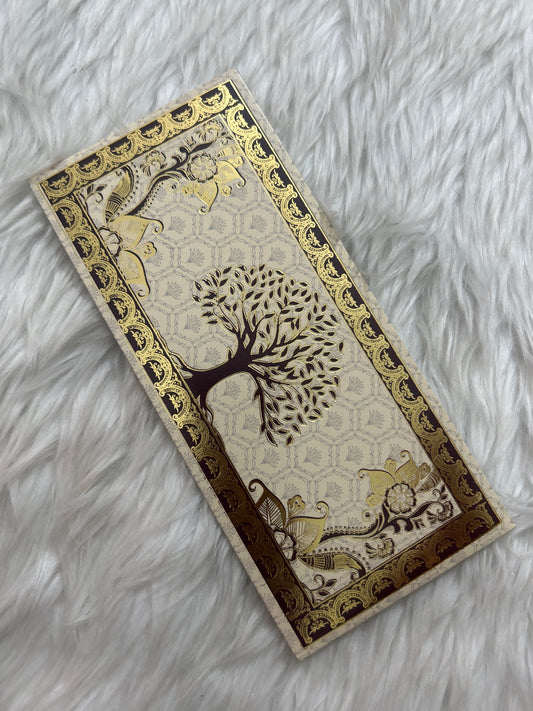 Tree of Life Cream Money Envelope