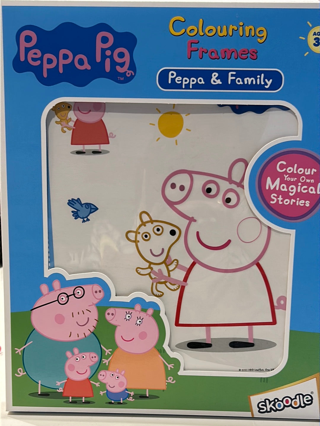 Peppa & Family Colouring Frames