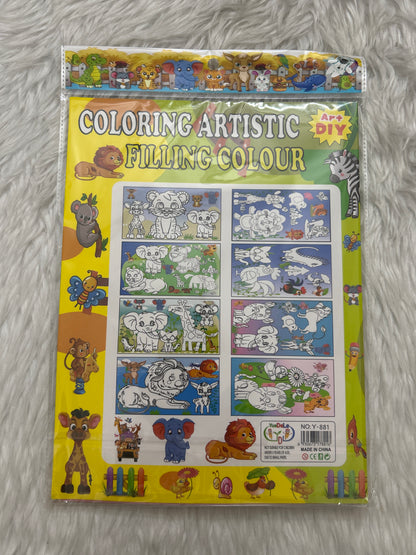 DIY Colouring Artistic Filling Colour Kit