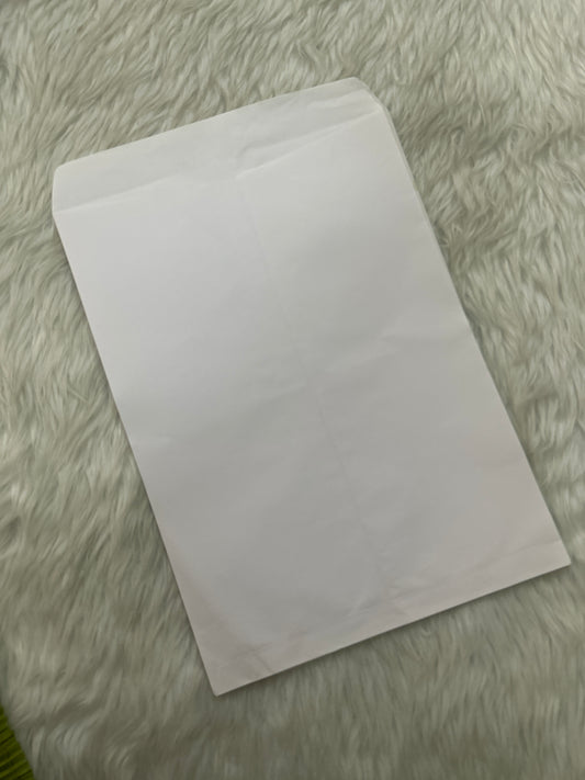 White Envelope 11" x 8" 100 GSM