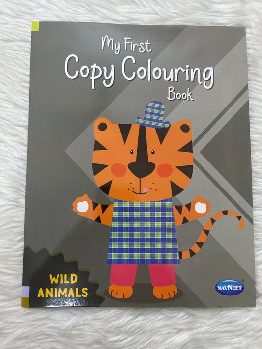 Navneet My First Copy Colouring Book- Wild Animals