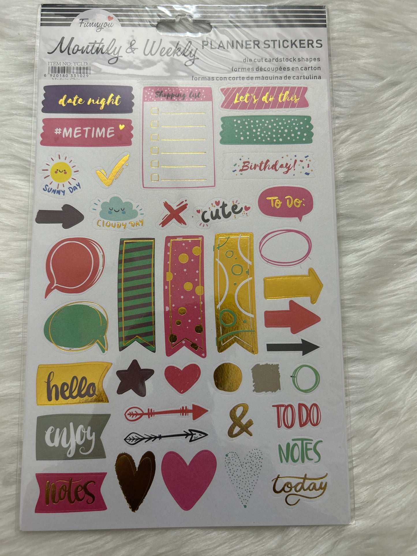 Monthly & Weekly Planner Stickers