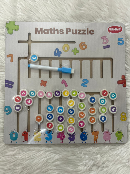 Chanak Wooden Maths Puzzle Set 3+