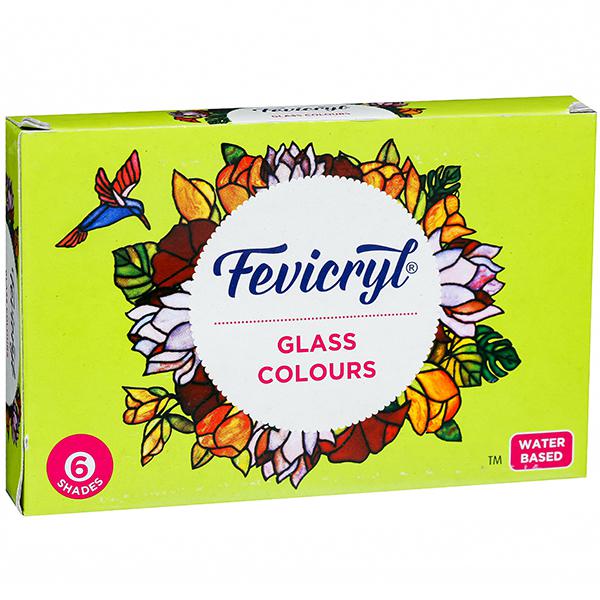 Fevicryl Glass Colours 6 Shades