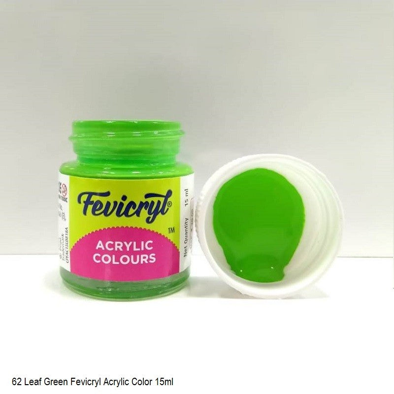 Fevicryl Acrylic Colours 15 ml (Leaf Green 62)