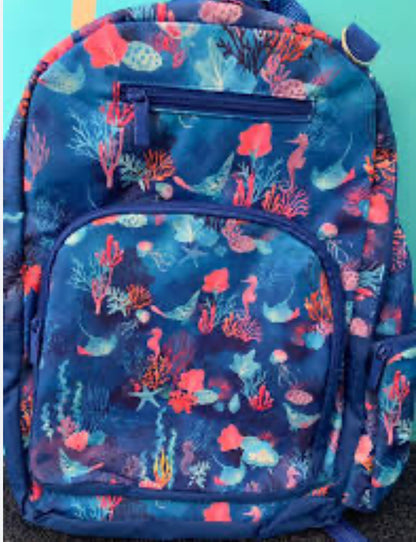 School Bag Blue